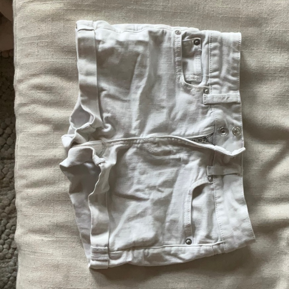 American Eagle white Jean shorts